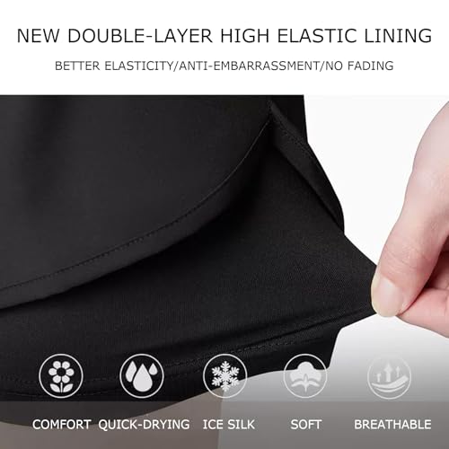 Men's Swim Trunks with Compression Liner Board Beach Shorts Quick Dry Swim Shorts Bathing Suits Training Sport Basketball4