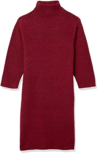 Amazon Essentials Girls and Toddlers' Soft Touch Long-Sleeve Mock Neck Sweater Dress