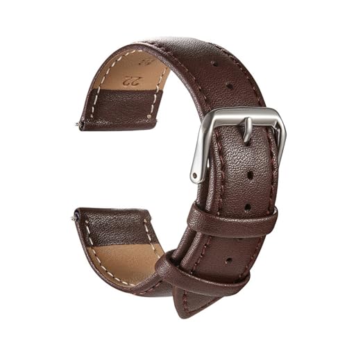 Bracelet de montre en cuir véritable NASUNJIA pour remplacer l'usure