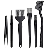 6 Stück Antistatische ESD Bürste, Tastatur Reinigungs Nylon PC Reinigungs Pinsel Kit Computer Reinigungsset für Reinigung, Tastatur, Leitfähigen Boden, Leiterplatte, Motherboards