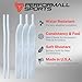 Performall Sports Dyna Lacrosse Mesh Full Stringing Kit White 33 inch Tipped Lax Strings: 5 Sidewalls, 3 Shooting Strings & 2 Shooting Cords