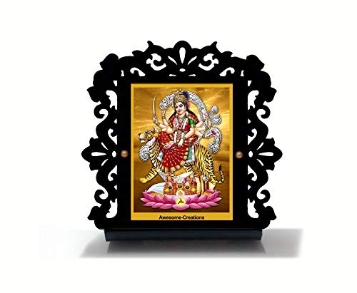 BEING CREATIVE Shera Vali Mata Car Dashboard Idol