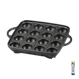 イワタニ 純正品 たこ焼きプレート CB-A-TKP お手入れ簡単 コゲつきにくい ブラック 【約26×21×3.9cm】 アルミダイカスト (フッ素樹脂加工) CB-P-TAFの後継品 CB-KZ-1、CB-ODX-1、CB-TS-1などに対応 キャンプ・バーベキュー・アウトドア用品 イワタニカセットこんろのごとくに適合する安全設計 マクセル製アルカリ単四電池1本セット