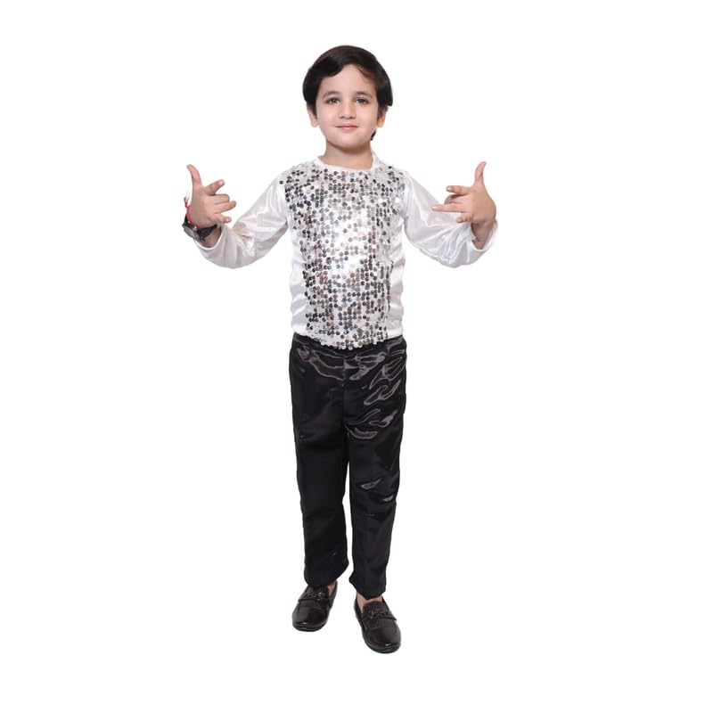 Image of Kaku Fancy Dresses Lycra T-Shirt For Kids, Dance Costume For Boy & Girls