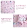 Pink Unicorn Girls Quilt Set Twin Size Kids Bedding Sets Lightweight Summer Bedspread Soft Microfiber Breathable Bed Comforter All-Season #4