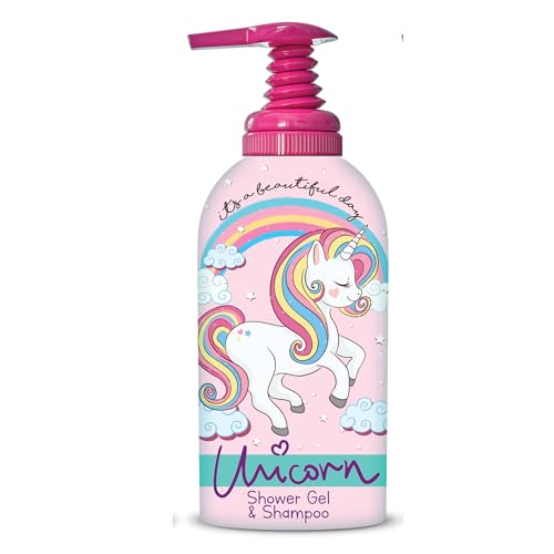 Unicorn for Beautiful Day 2 in 1 Shower Gel & Shampoo For Kids,1L