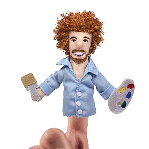 Muñeco imán Bob Ross peluche de 4 pulgadas miniatura 6