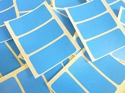 65x30mm Rectangular Colour Code Stickers - Packs of 45 Coloured Rectangle Sticky Labels - 30 Colours Available (Black)