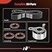 A-Premium Engine Timing Belt Kit Compatible with Toyota & Geo Cars - Corolla, Prizm, 1993 1994 1995 1996 1997 - DOHC 1.6L