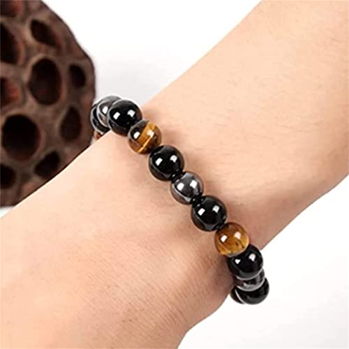 Natural Pull 8Mm Bracelet Adjustable String Jade Hand Weaving Bracelets Budgie Earrings #TOP2