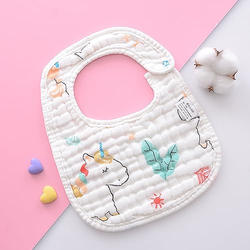 SLOSH Bavoirs Bébé Imperméables Etanche Imperméable Waterproof Naissance Bebe Nouveau Né 0 mois à 36 mois 3 ans Coton Doux Absorbant Respirent Nourrissons Unisex Garçons Filles – Image 3