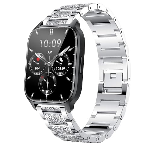 Bracelet montre réglable LLKBOHA en métal durable avec fermoir