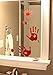 Beistle Bloody Handprint Clings