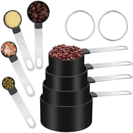 LUMAI Conjunto de Medidores de Cozinha com 8 Peças, Inclui Colher...