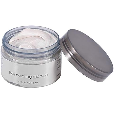 FILFEEL Haarfarbe 120 ML Männer Frauen Einweg Haarfärbemittel Schlamm Friseur Creme Styling Wachs Cover