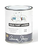 Annie Sloan Chalk Paint® Lacquer (Clear Gloss) - Top Coat for Chalk Paint®, Non-Yellowing Waterproof Finish, Easy Application, Interior/Exterior