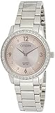 Citizen Orologio da polso donna EL3090-81X con cristallo al quarzo, quadrante rosa