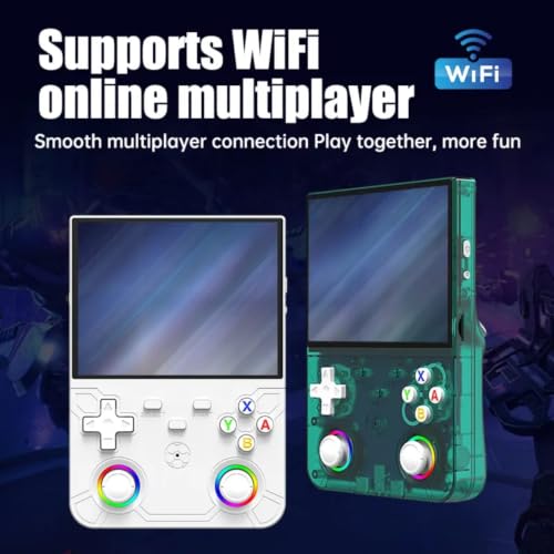 Image of R36 Ultra X Retro Handheld Game Console 4.5 Inch HD IPS Screen, RGB Joystick Lights, Dual Analog Sticks, Vibration, Portable Gaming Console