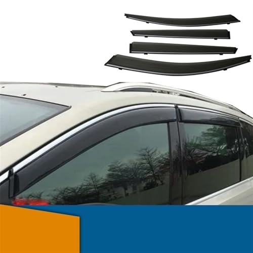 Déflecteurs de vent pour VW Sharan 2011-2019 en look carbone