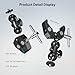 SMALLRIG Super Camera Clamp Mount, Double Ball Head Magic Arm Adapter, Fence/Desk/Tripod Mount for Monitor/Light/Camera, for Insta360, for Gopro