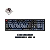 Mechanische Tastatur mit 100 % DE-ISO-Layout: Keychron K10 Pro ist eine drahtlose mechanische Premium-Tastatur in voller Größe. Es wurde von innen nach außen überarbeitet, um das Tipperlebnis zu verbessern. Es ermöglicht jedem, alle Tastaturtasten oder Makrobefehle über VIA zu beherrschen, und Benutzer können im Handumdrehen mit jedem mechanischen MX-Schalter Hot-Swap verwenden. Die Abfragerate beträgt standardmäßig 1000 Hz, wodurch Latenzen für das kompetitive Spiel nicht vorhanden sind.