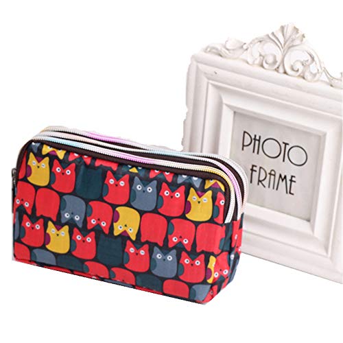 Women's Travel Cosmetic Bags Small Makeup Clutch Pouch Cosmetic and Toiletries Organizer Bag