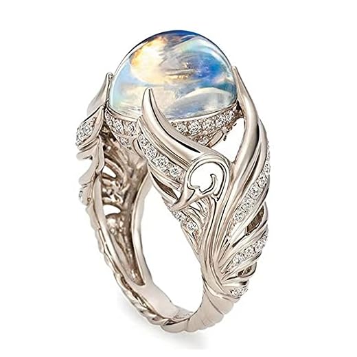 Spiritual 925 Silver Angel Wings Ring