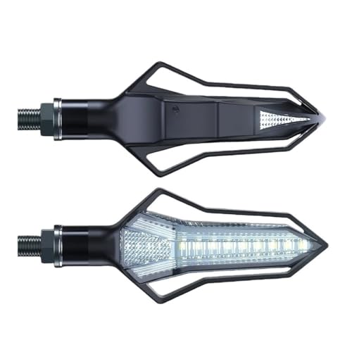 Feux LED modifiés pour motos avec effet clignotant séquentiel