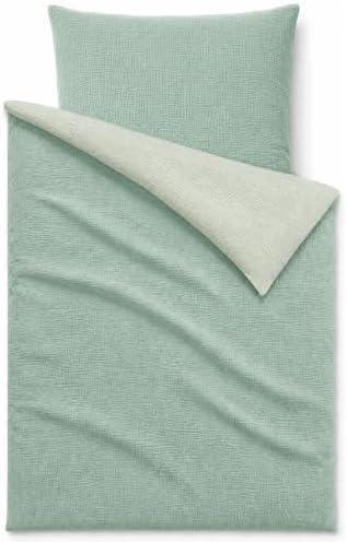 Dreamzie Kinderbettwäsche 135x200 Musselin 100% Baumwolle - Hellblau | Kinderbettwäsche 2-teilig · 100% Baumwoll-Musselin · Weich & Atmungsaktiv · Oeko-Tex zertifiziert · Sicherer
