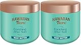 Hawaiian Tropic Enriching After Sun Body Butter - 250 ml, 12-Hour Moisturisation, With Shea Butter, Coconut scent, Vegan (Pack of 2)