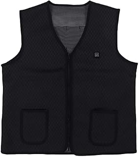 Yctze Heated Vest,USB Electric Heated Vest Washable Vest Heated Vest for Men and Women Electric Warming Jacket Heated Jacket Vest Heated Motorcycle Vest for Outdoor Sports Climbing Hikin (3XL)