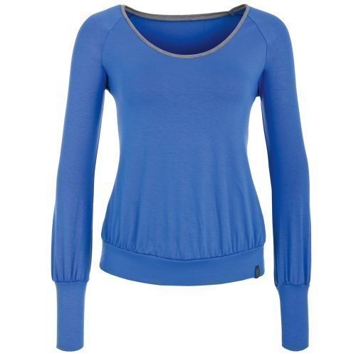 Yoga Shirt à Manches Longues Respirant SITA à Capuche Berg Balance Gris