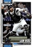 2026 Topps #596 Liam Hicks NM-MT Marlins Baseball