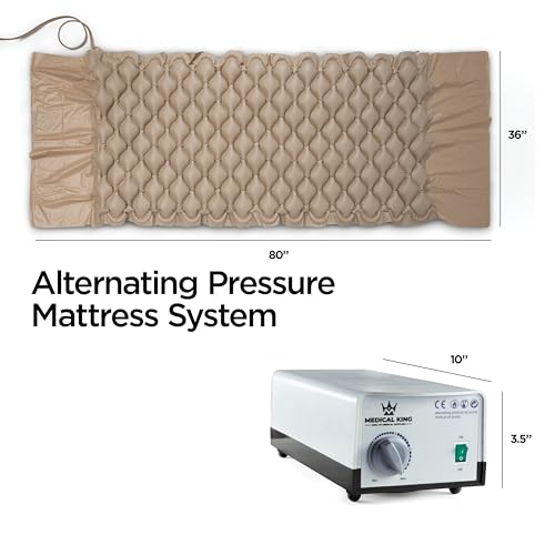 Alternating Air Pressure Mattress Pad with Electric Quiet Pump System for Hospital, Home Use