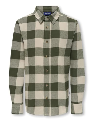 Chemise à carreaux Osjgudmund Ls coupe droite en coton confort brossé