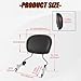 ECOTRIC Detachable Passenger Backrest, Quick Release 2-up Sissy Bar Compatible with Harley Davidson Touring 2009-2024 Street Glide Road King Road Glide Electra Glide Ultra Limited FLHR FLHX FLHT FLTR