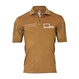 Tactical Poloshirt Alfa - Nachschubkompanie 530 Düren Taktisches Zeichen NschKp Versorger Reservist Panzer Kaserne #18968, Größe:XL, Farbe:Khaki