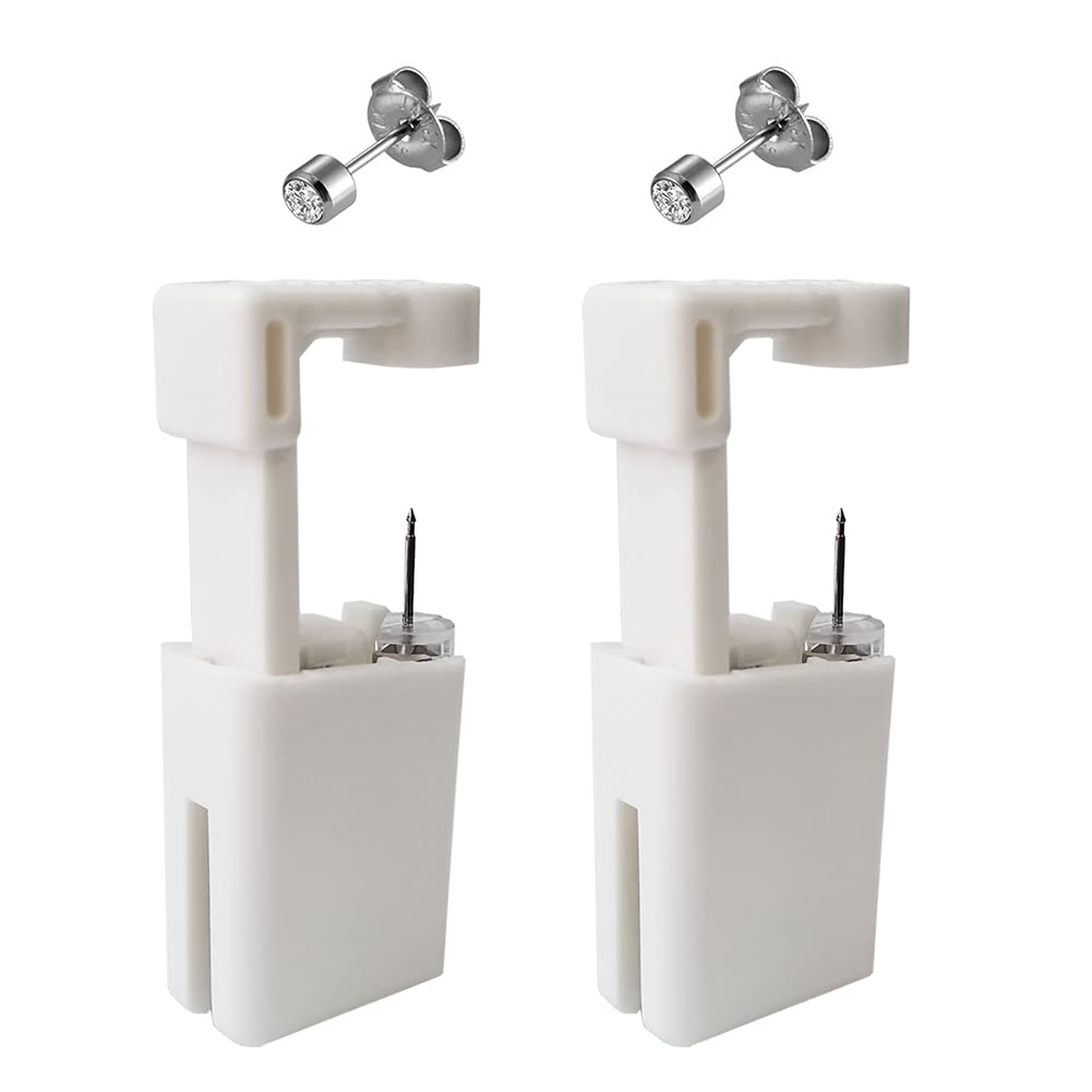 Jozaya2Pcs Ear Stud with Hypoallergenic Stainless Steel Ear Studs Kits，Gifts for Friends