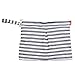 Damero Bolsa Bañador Impermeable Bolsa de Pañales Reutilizable Bolsa,(Pequeña, Tiras grises)