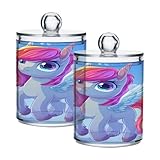 Largement utilisé : le support Qtip peut être utilisé comme organisateur de cotons-tiges, organisateur de cotons-tiges, organisateur de boules de coton, organisateur de coton cosmétique, pot de rangement, c'est un bon choix pour la salle de bain, la commode, la chambre, etc