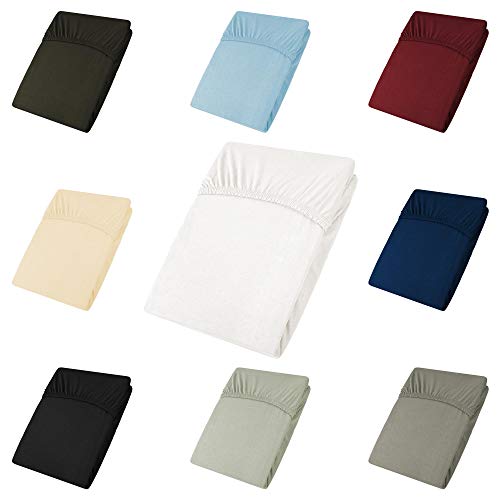 thumbnail: CelinaTex Lucina Hoeslaken 200x200/220 Cm – Jersey Katoen, Zilvergrijs, Elastiek Rondom