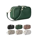 LASIEM(ラシエム) お財布ショルダー ショルダーバッグ レディース ポシェット バッグ 本革 「2種類のストラップ付き」御財布ショルダー 肩掛け モスグリーン