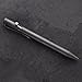 Lary Grey 4.8'' Titanium Alloy Bolt Action Pen Compatible with Parker Refill Stainless Steel Pen Clip EDC Pocket Business Collection Ballpoint Pen with 3 Extra Refills in Gift Box (LA001)