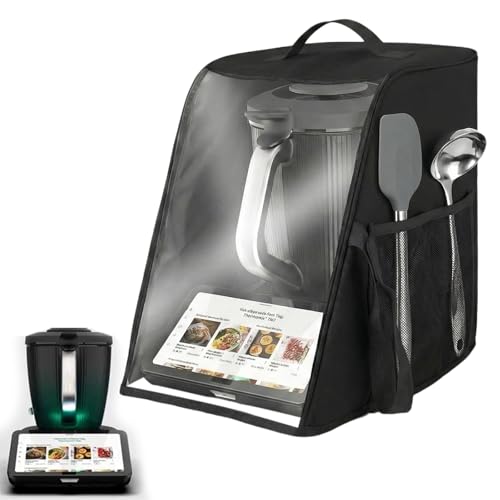 Cubierta protectora para Thermomix TM7, Funda thermomix tm7 con ventana de visualización...
