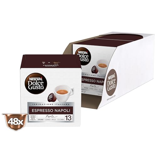 NESCAFÉ DOLCE GUSTO Espresso Napoli Coffee Capsules, 3 x Boxes, 48 Servings