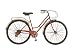 Deco 79 Modern 22 x 38 Inch Red Iron Bicycle Model Metal Wall Decor,