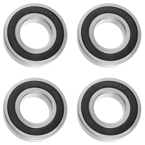 HUAREW 6206-2RS cuscinetti a sfera sigillati, 30 x 62 x 16 mm, Cuscinetti a gola profonda confezione da 4