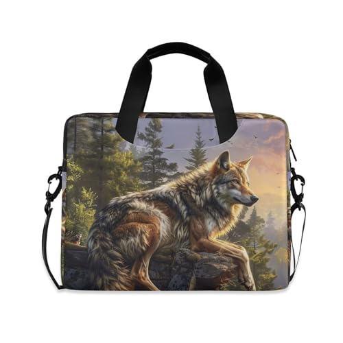 Maletín para portátil ALAZA Wild Wolf 13-15.6 pulgadas miniatura 1