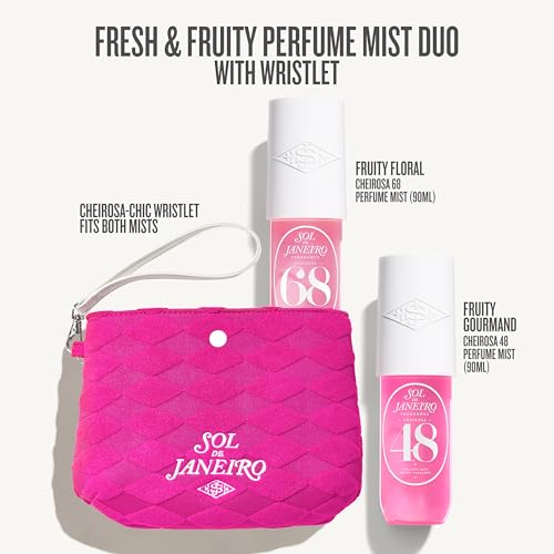 Image of Sol de Janeiro Giftable Set - Two Travel Size Perfume Mists with Pink Pouch