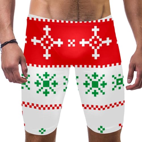 Traje de baño de Navidad para evitar la humedad con pantalones cortos para niños